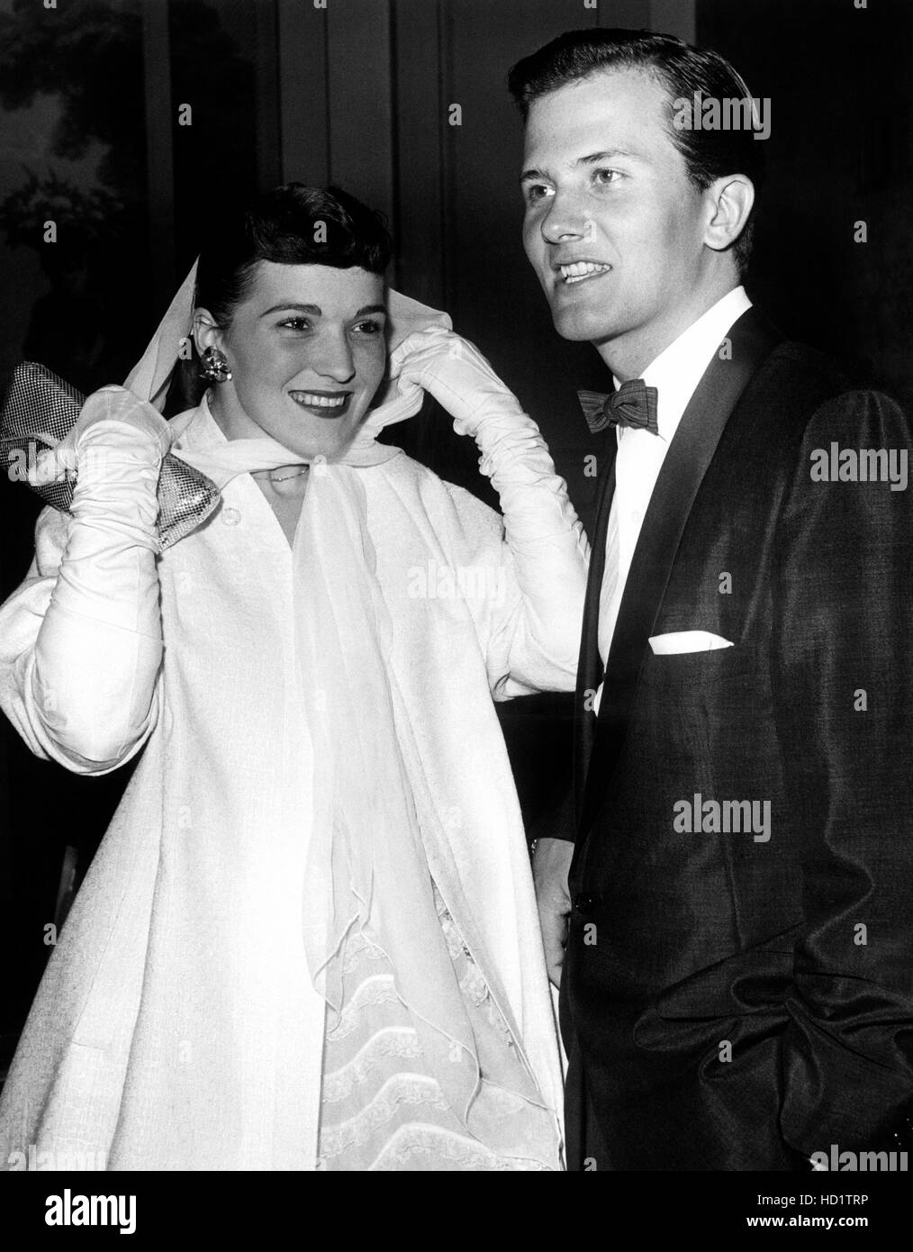 Pat Boone with wife Shirley Boone, 1957 Stock Photo - Alamy