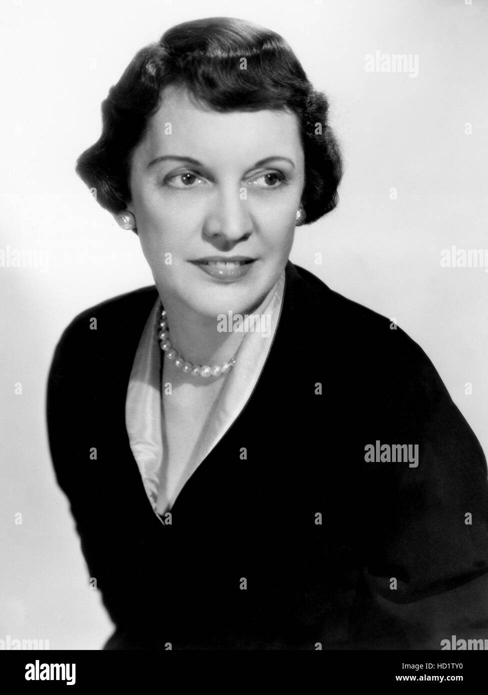 Journalist Pauline Frederick, 1954 Stock Photo - Alamy