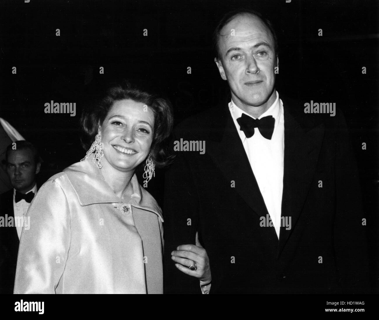 Stroke survivor PATRICIA NEAL and authohusband ROALD DAHL attend the