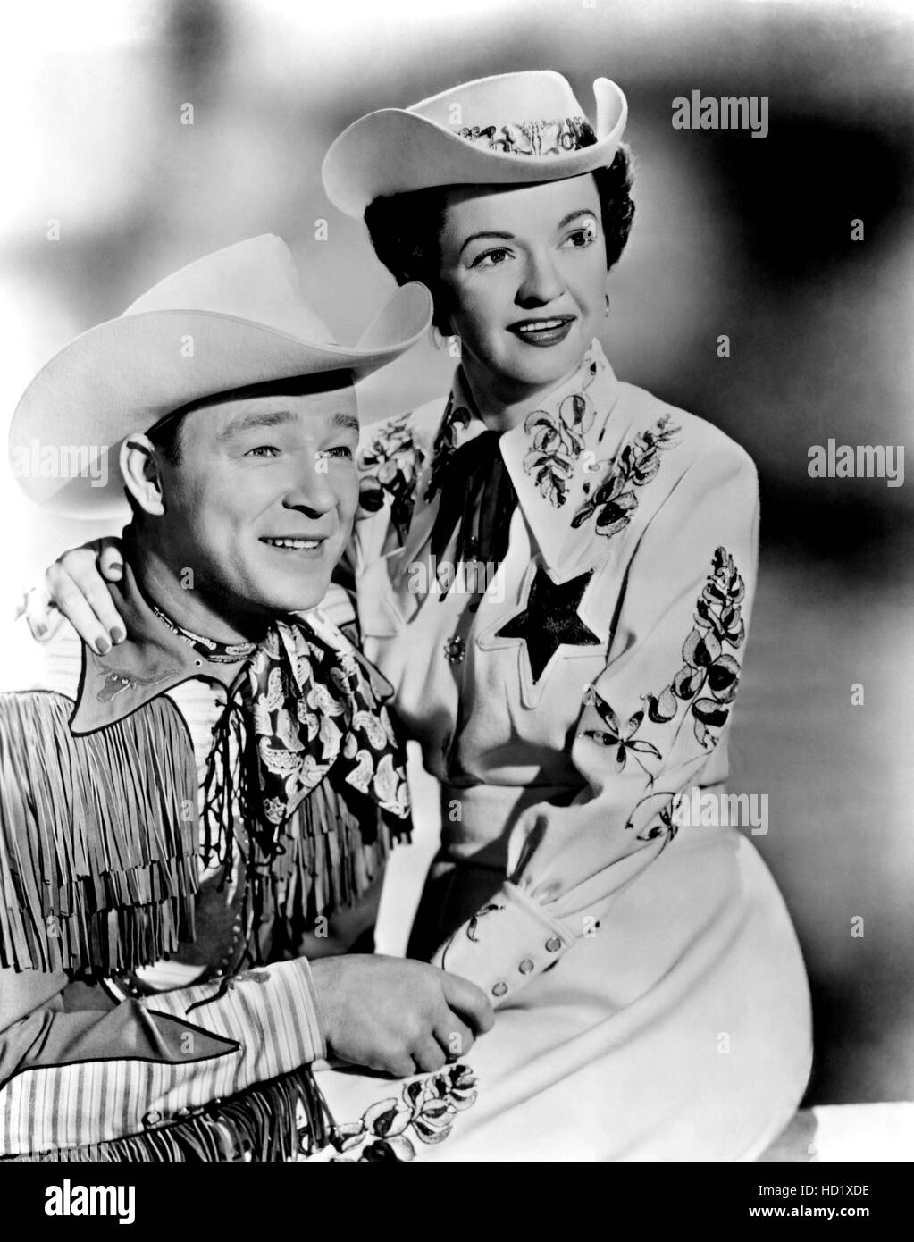 Roy Rogers, Dale Evans, late 1950s Stock Photo - Alamy