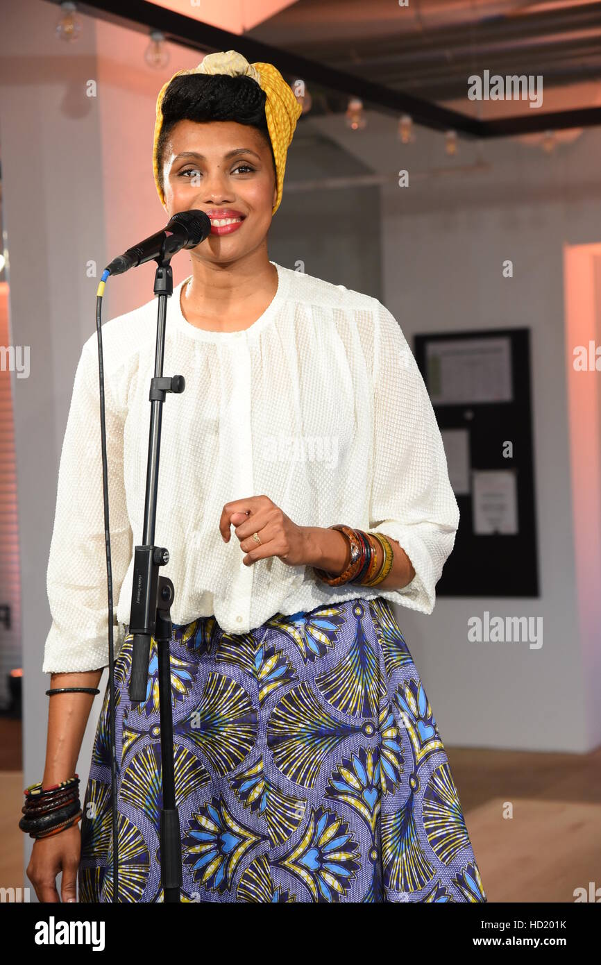 Imany Singer French singer Imany promoting her latest album 'The wrong kind of war ...