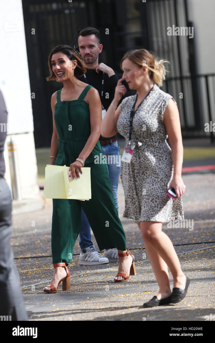 Anita Rani and James Martin pose for press at ITV Studios in front of ...