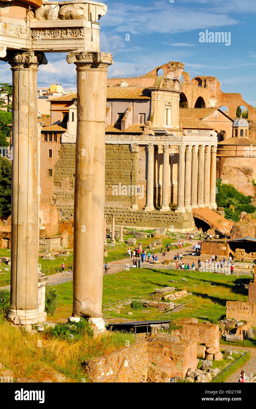 Roman Forum, Rome's historic center, Italy Stock Photo - Alamy