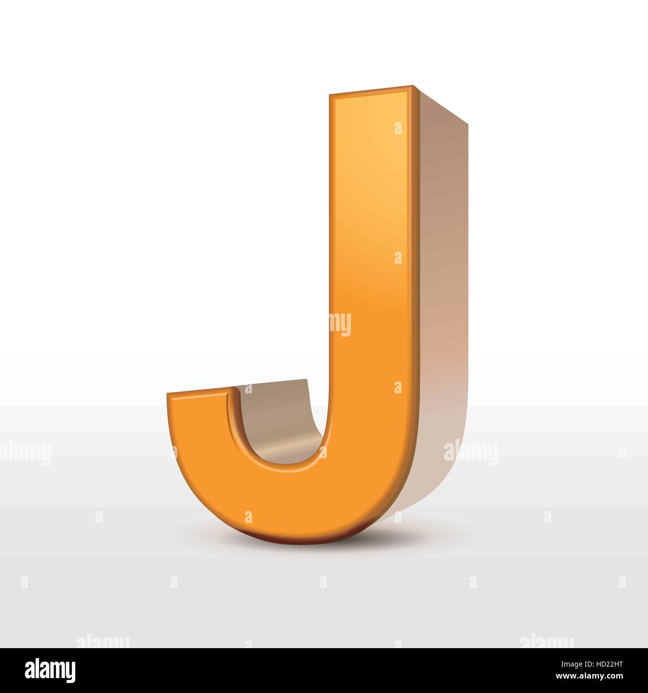 golden 3d alphabet J isolated on white Stock Vector Image & Art - Alamy