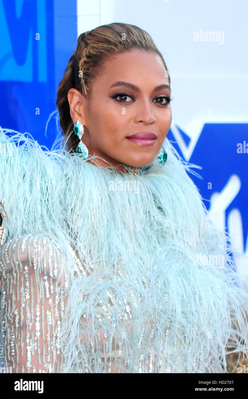 Beyoncé attending the MTV Video Music Awards 2016 at the Madison Square ...