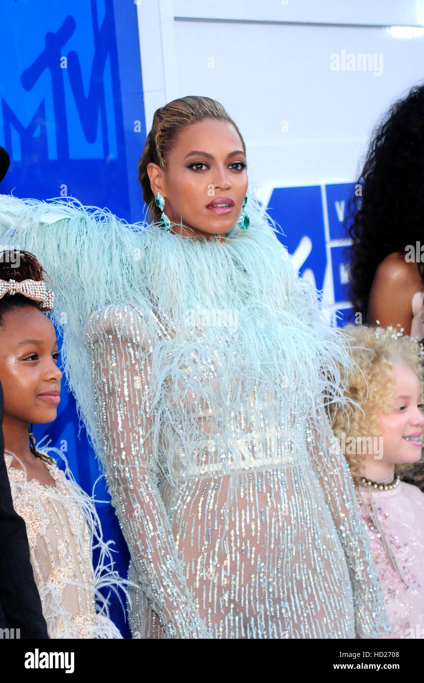 Beyoncé attending the MTV Video Music Awards 2016 at the Madison Square ...