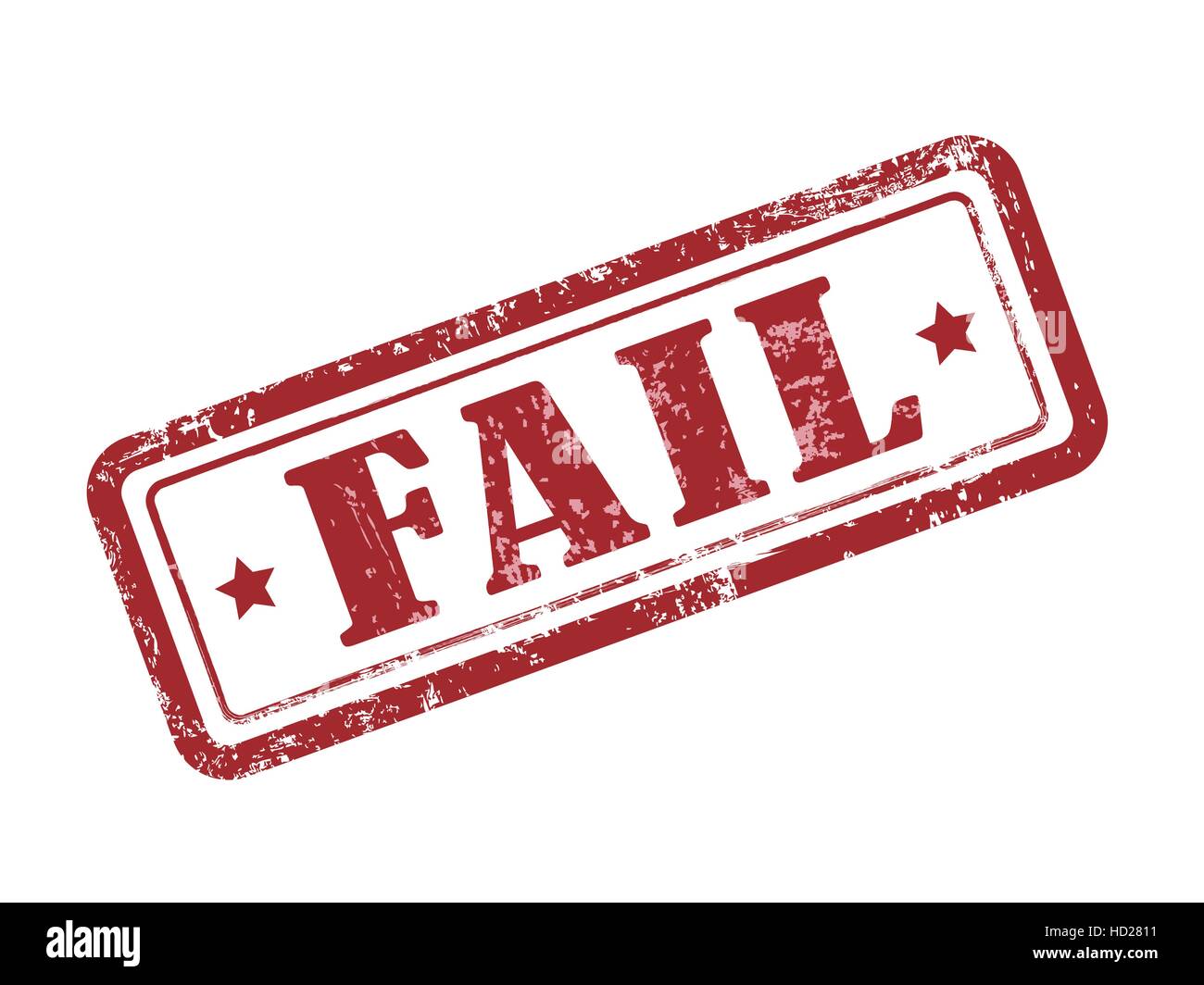 stamp fail in red over white background Stock Vector Image & Art - Alamy