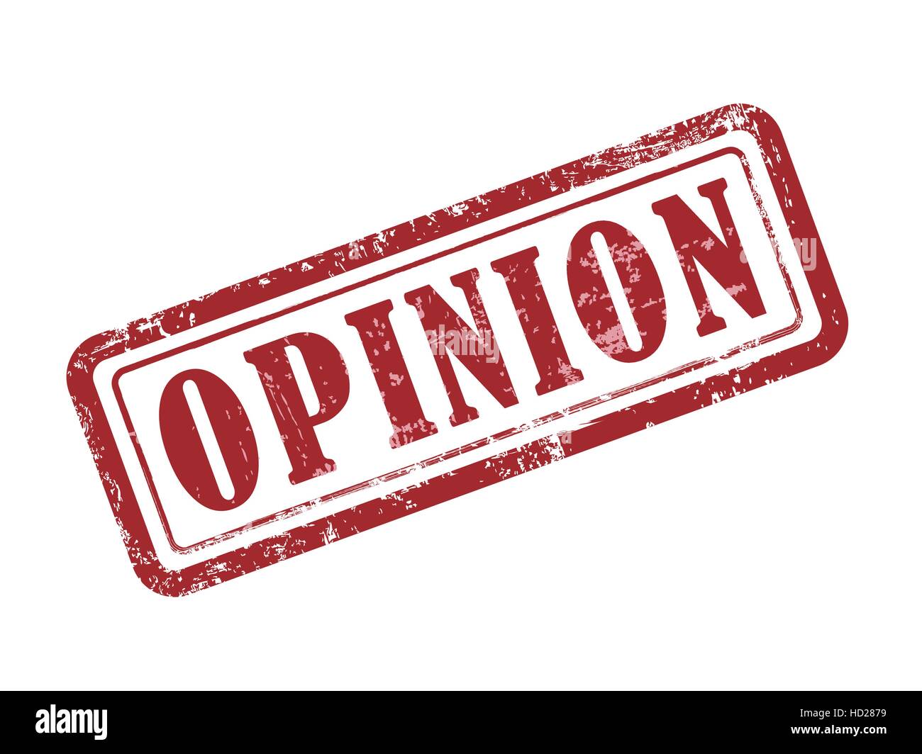 stamp opinion in red over white background Stock Vector Image & Art - Alamy