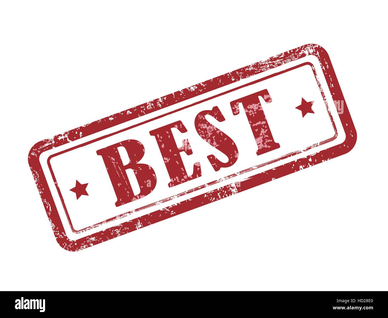 stamp best in red over white background Stock Vector Image & Art - Alamy