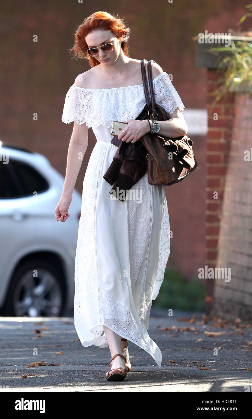 off the shoulder white summer dress