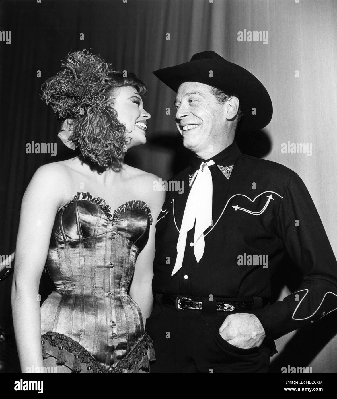 From left: Juliet Prowse, Milton Berle, raising money at Hollywood ...