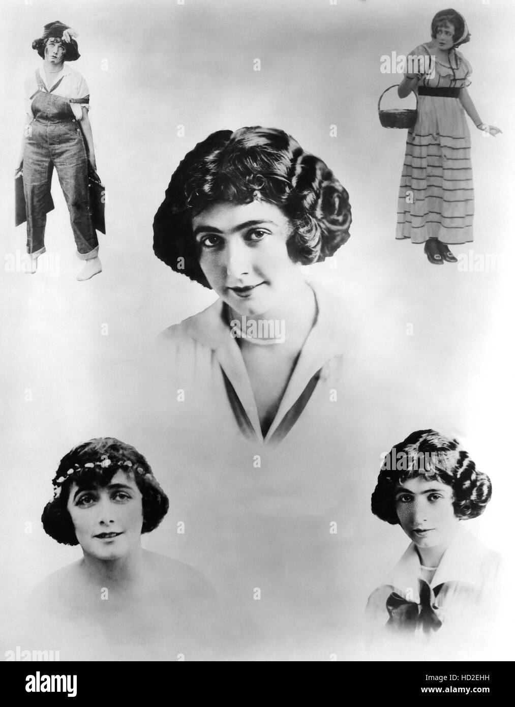 Mae Busch, handout for Keystone Comedies, ca. 1915 Stock Photo