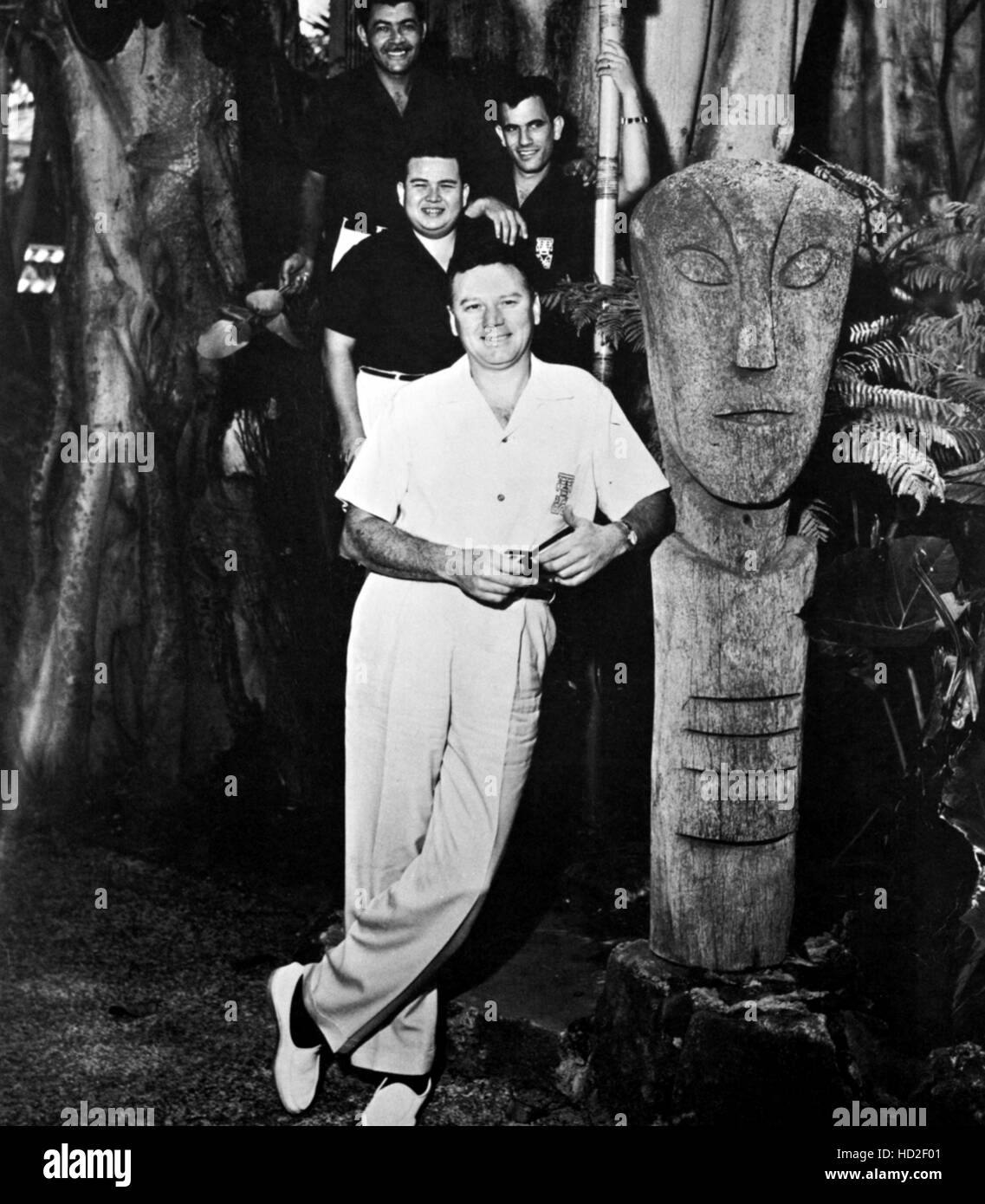 Martin Denny with his group, 1959 Stock Photo Alamy