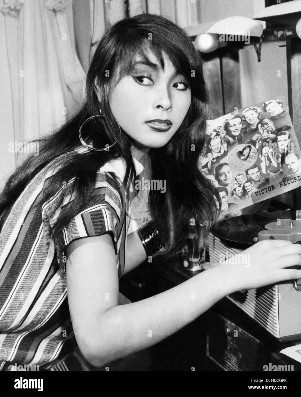 Japanese Calypso singer Michiko Hamamura, June 1957 Stock Photo Alamy