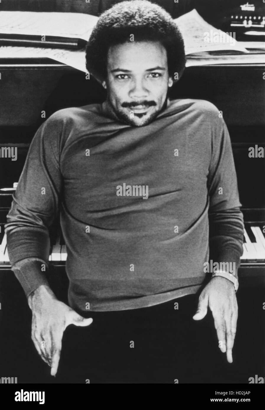 Quincy Jones, ca. 1970s Stock Photo Alamy