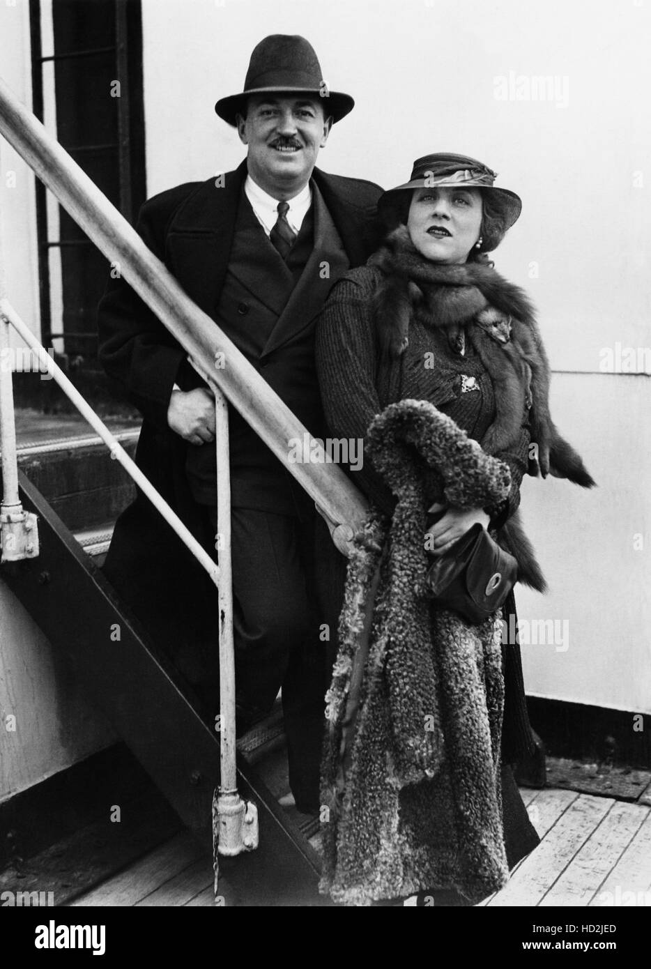 Mr. and Mrs. Raymond Griffith (Bertha Mann), returning to New York ...