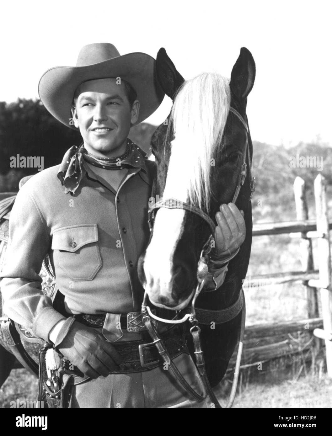Rex Allen, portrait ca. 1950s Stock Photo Alamy