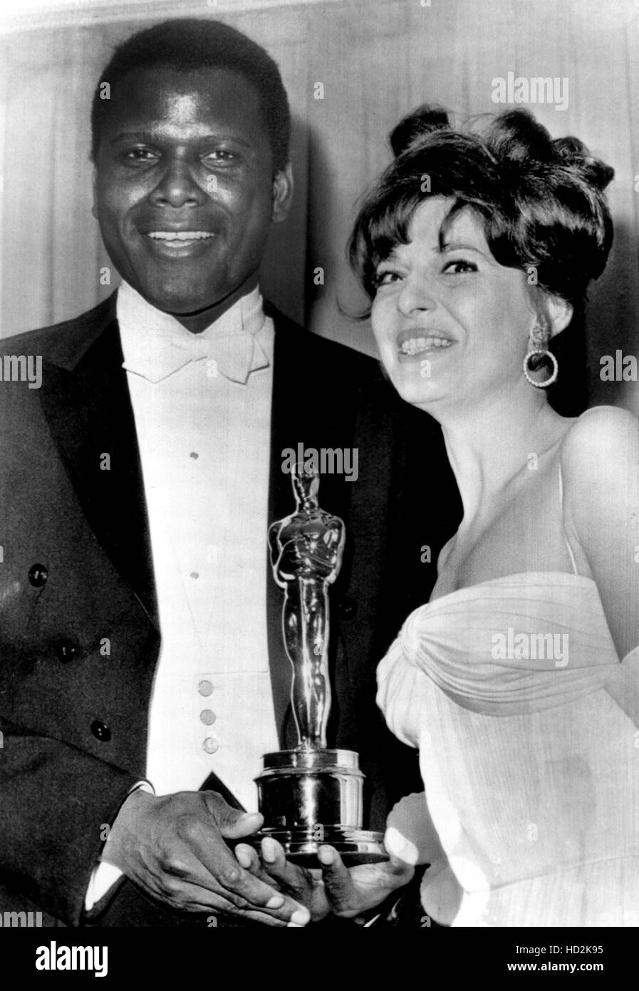 Sidney Poitier presented his Academy Award for LILIES OF THE FIELD by