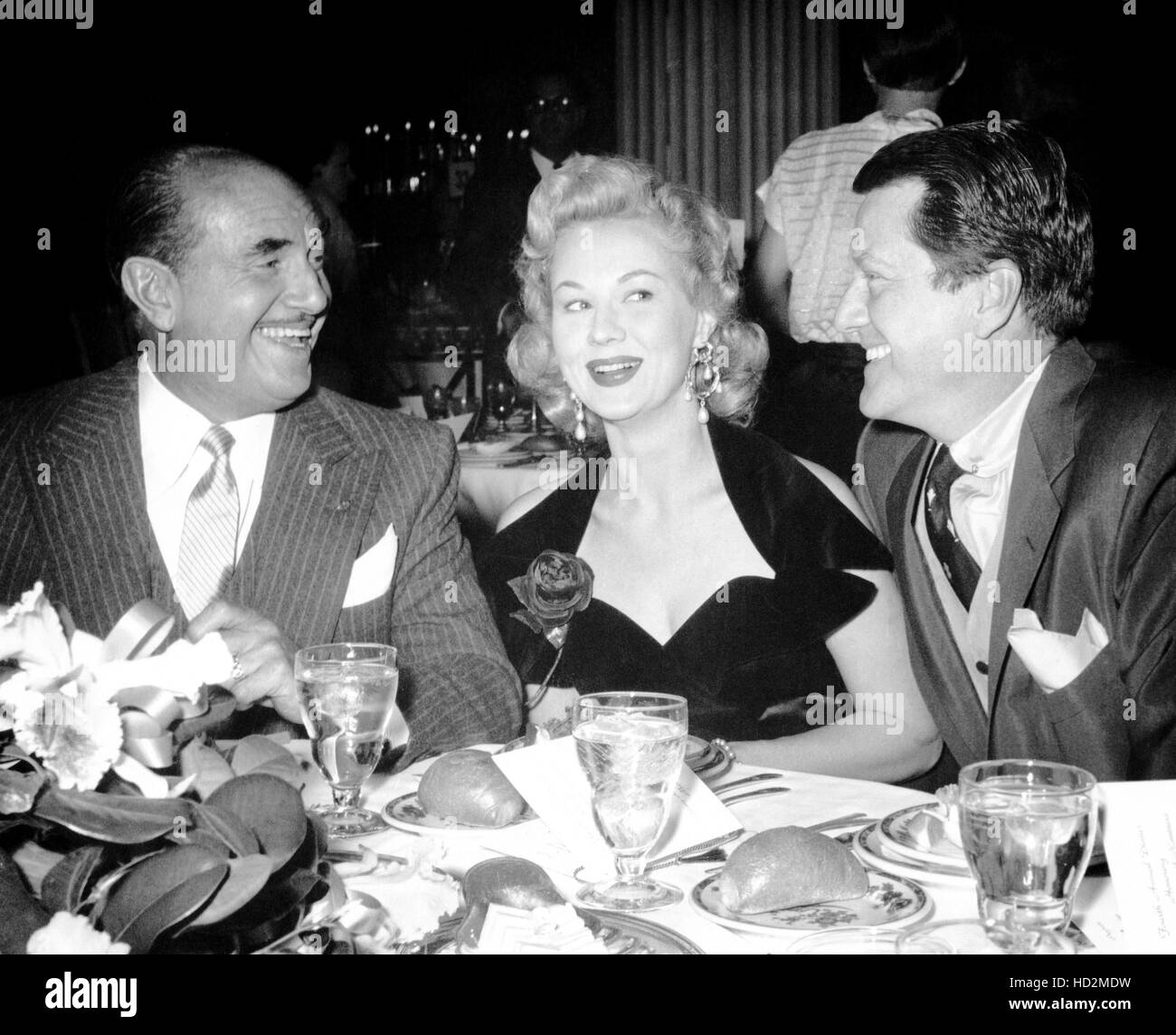 Virginia Mayo with husband, Michael O'Shea (right) and producer, Jack ...