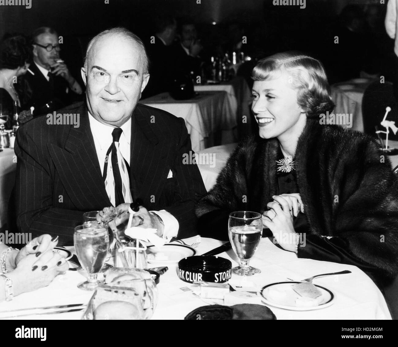 From left: Victor Moore, Shirley Paige Moore at the Stork Club, 1941 Stock  Photo - Alamy