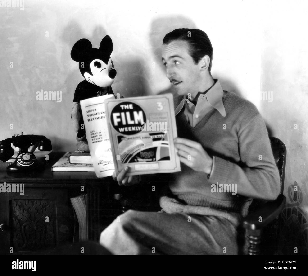 Walt Disney, 1930s Stock Photo Alamy