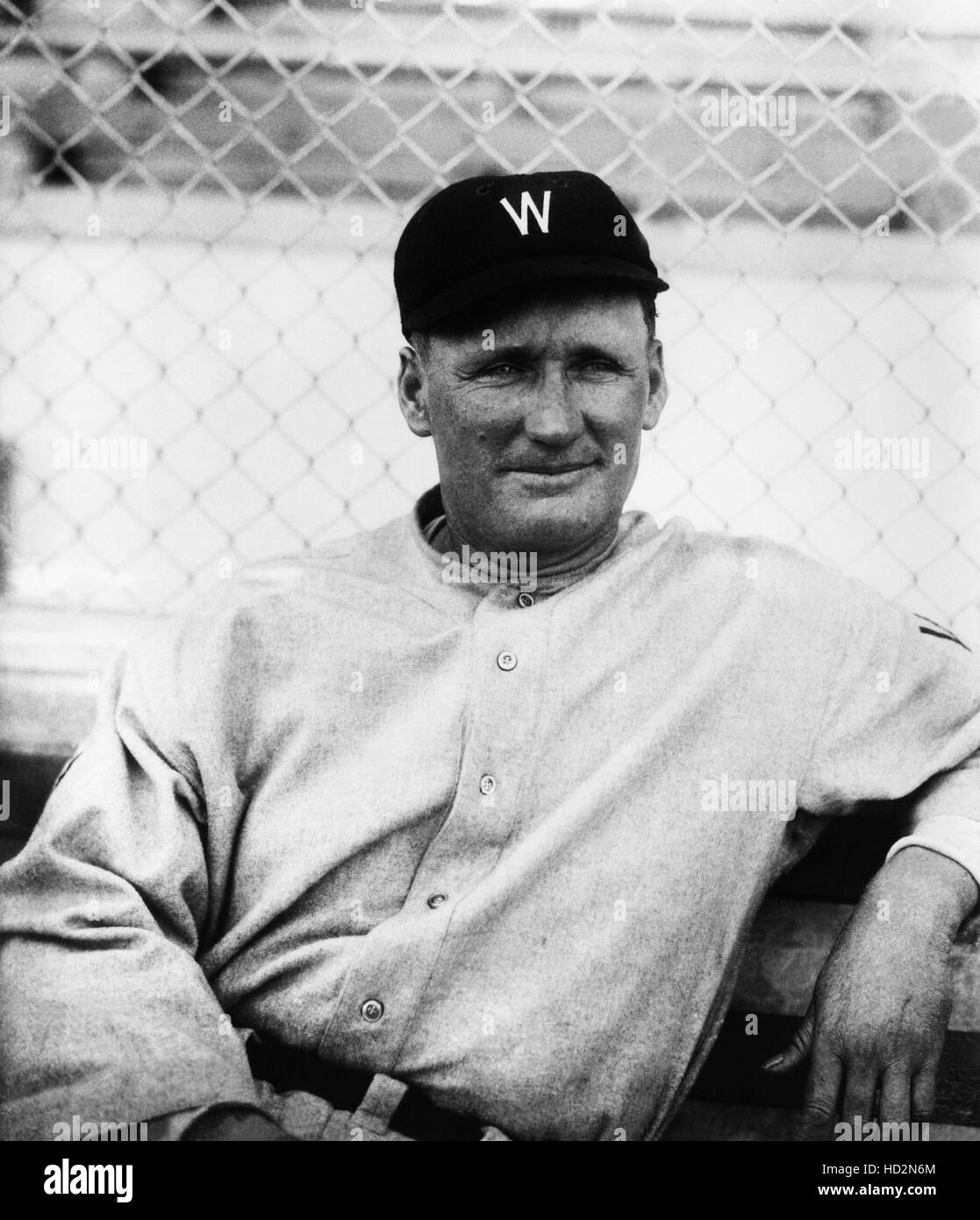 Walter Johnson #14 Photo 8X10-1914 Senators B&W 