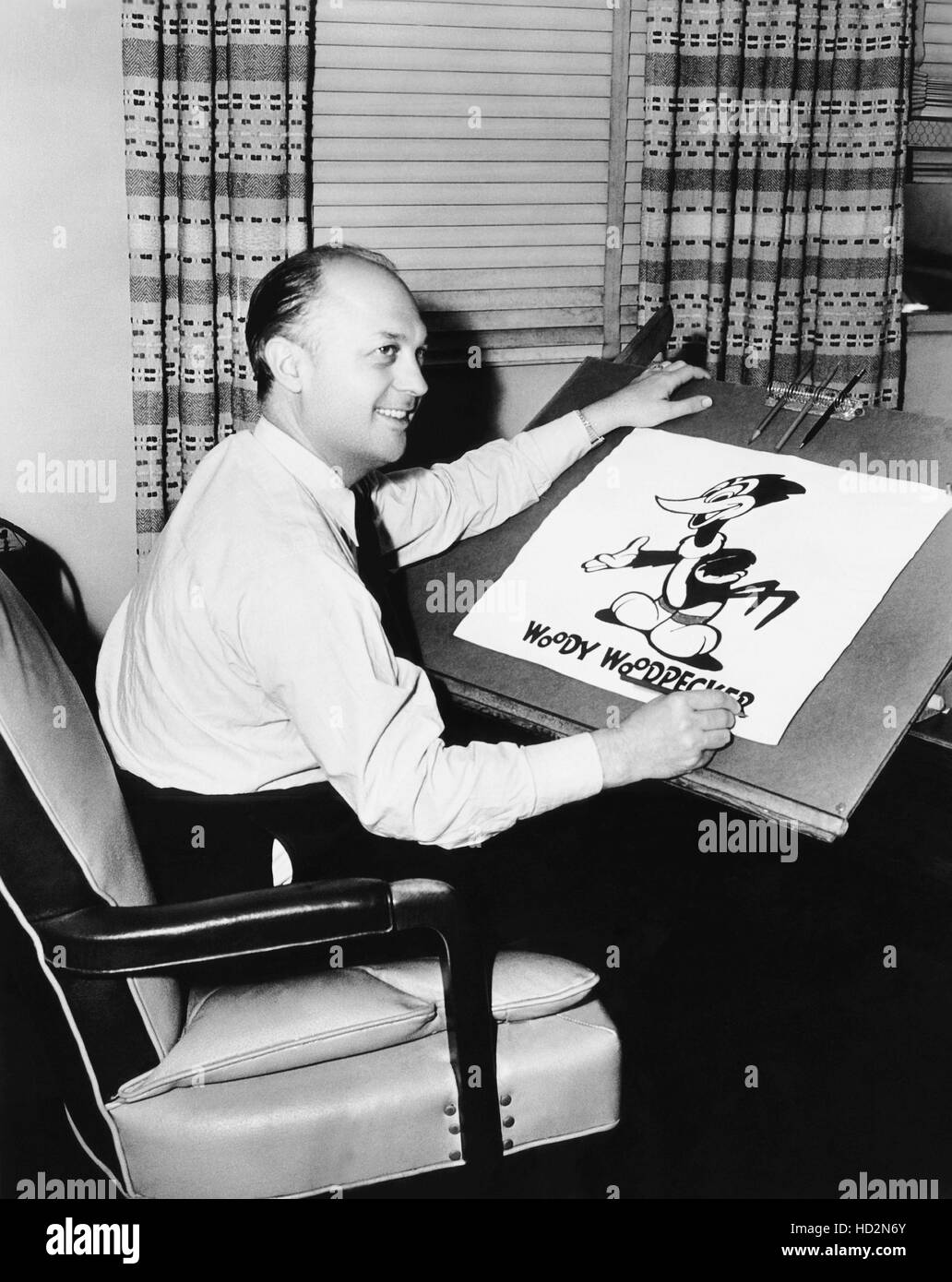 Animator Walter Lantz, 1942 Stock Photo Alamy