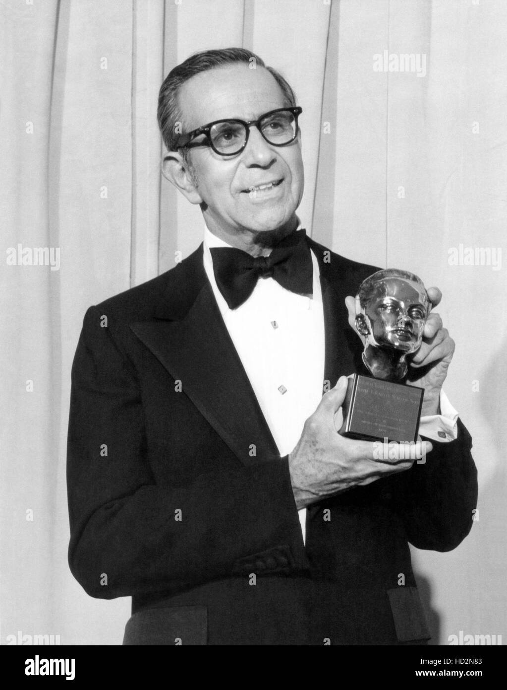 Producer Walter Mirisch With The Irving Thalberg Memorial Award, 1978 