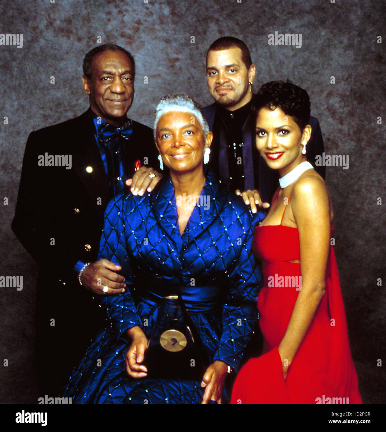 BILL COSBY, wife Camille, Sinbad, and Halle Berry, from the 10th