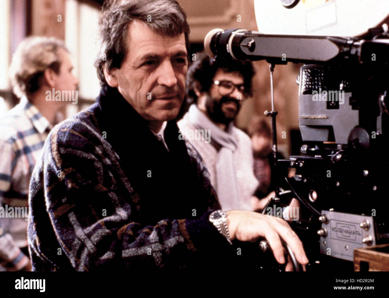 Constantin CostaGavras on the set of MUSIC BOX, 1989 Stock Photo Alamy