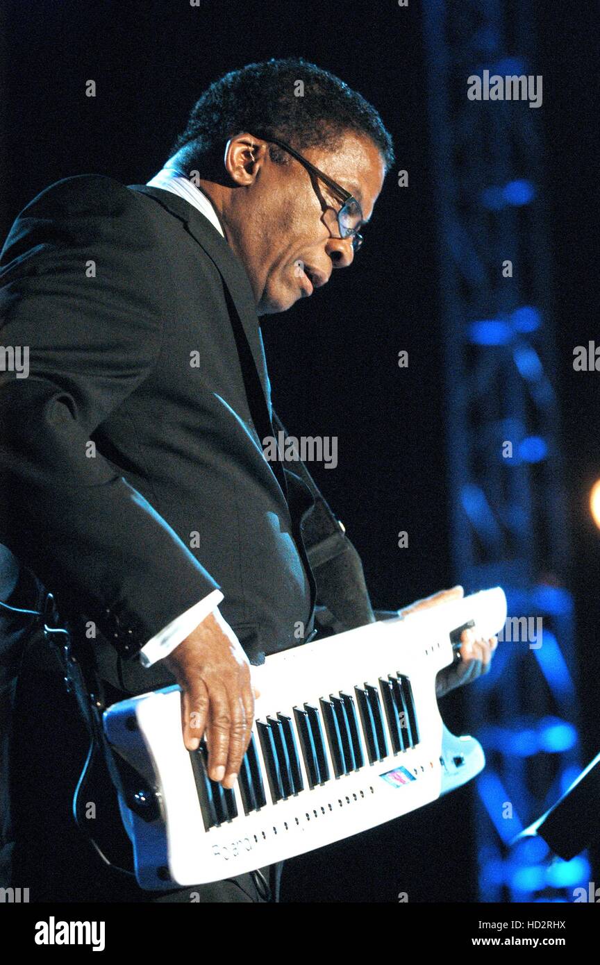 Herbie Hancock Performing At "Starry Night" an Evening Honoring Quincy