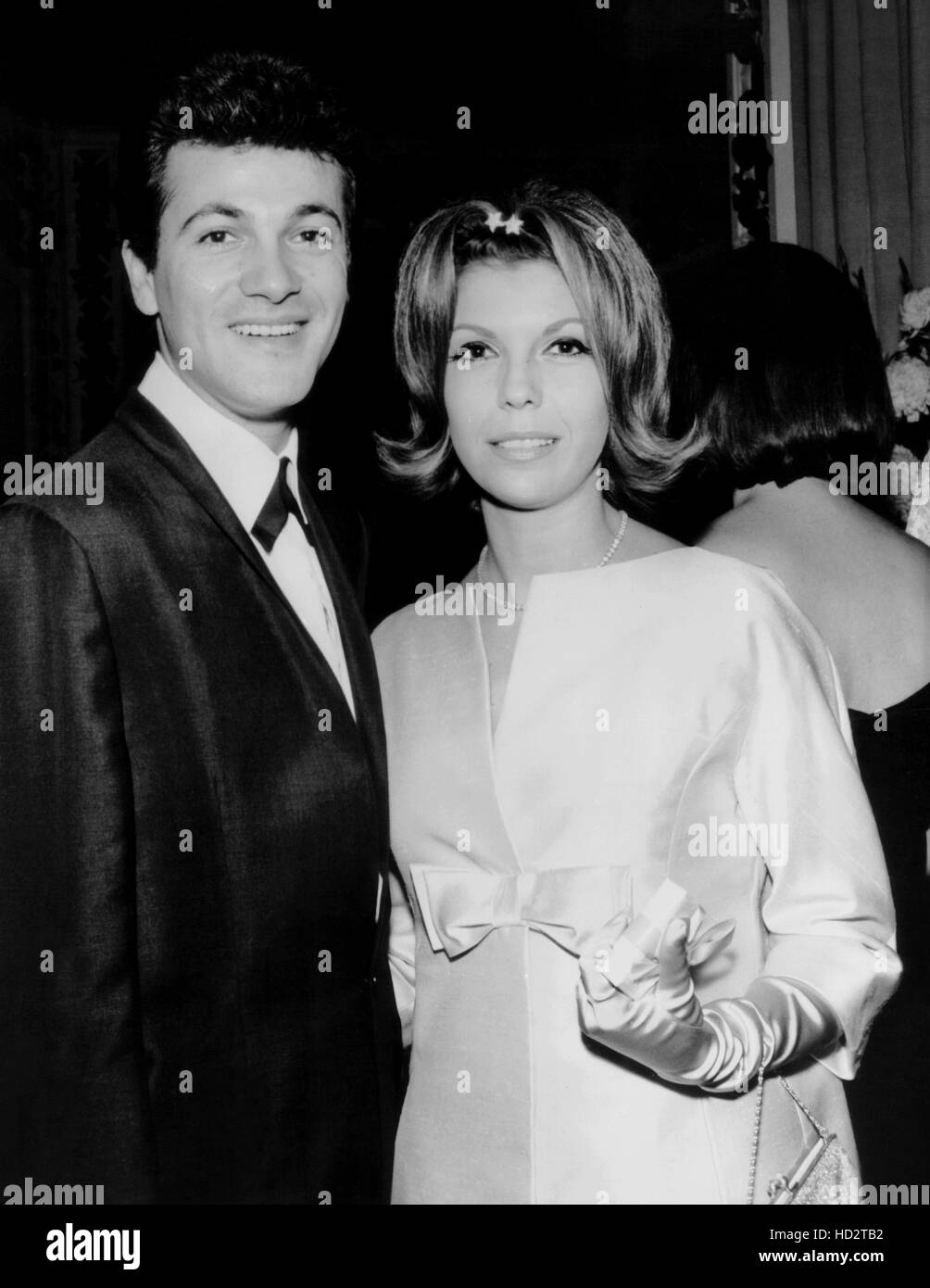 Nancy Sinatra, Right, And Her First Husband, Singer Tommy Sands, Ca 