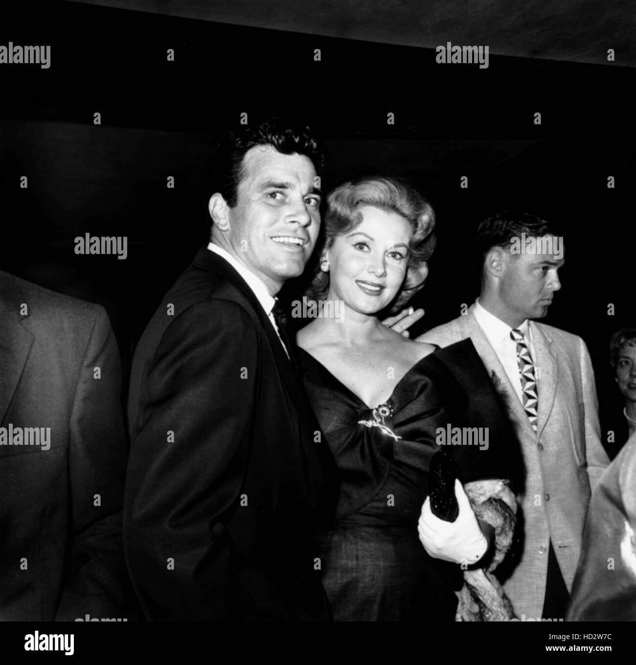 Rhonda Fleming, right, and her third husband, actor Lang Jeffries ...