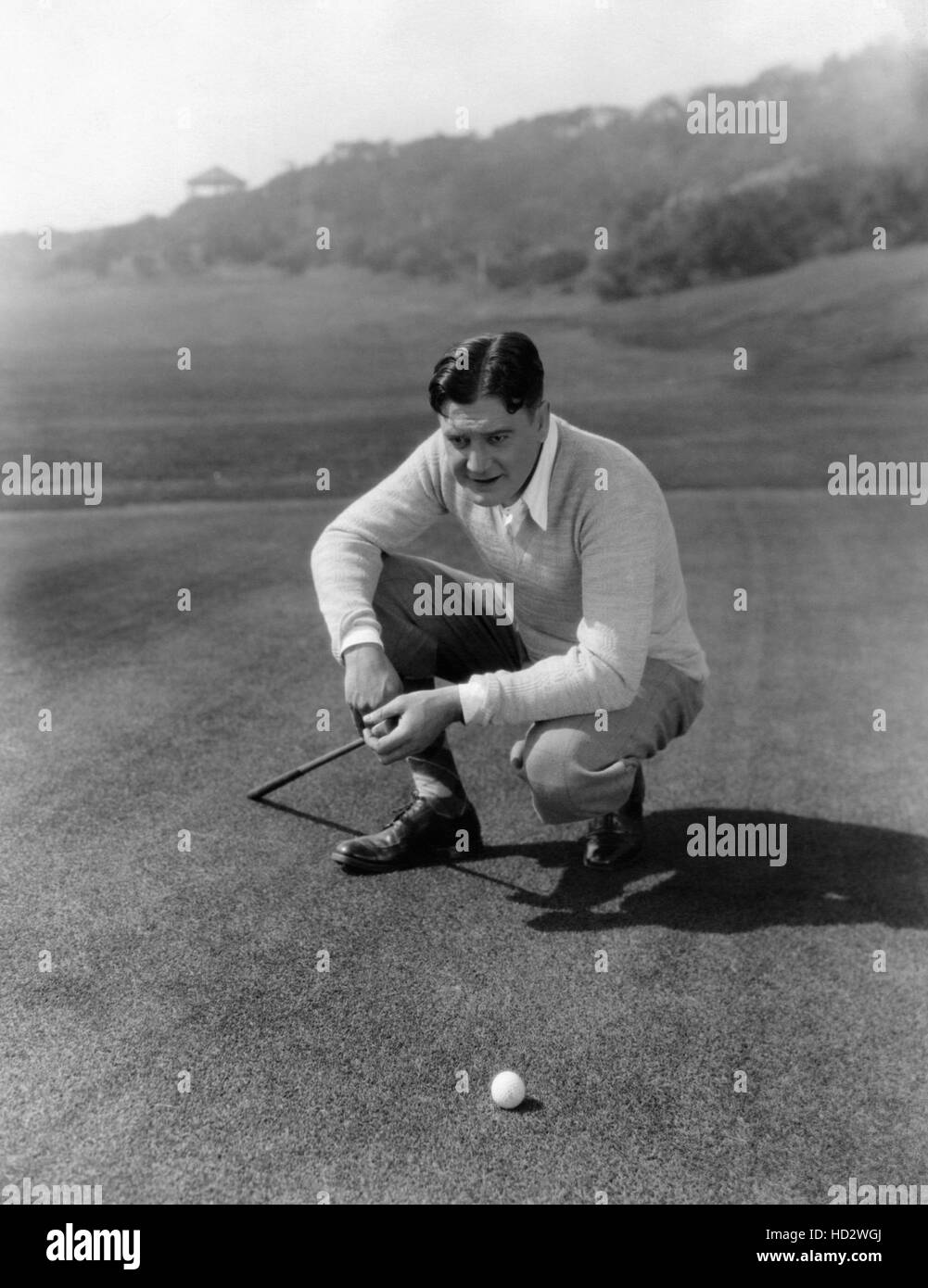 Golf in the 1920s hi-res stock 