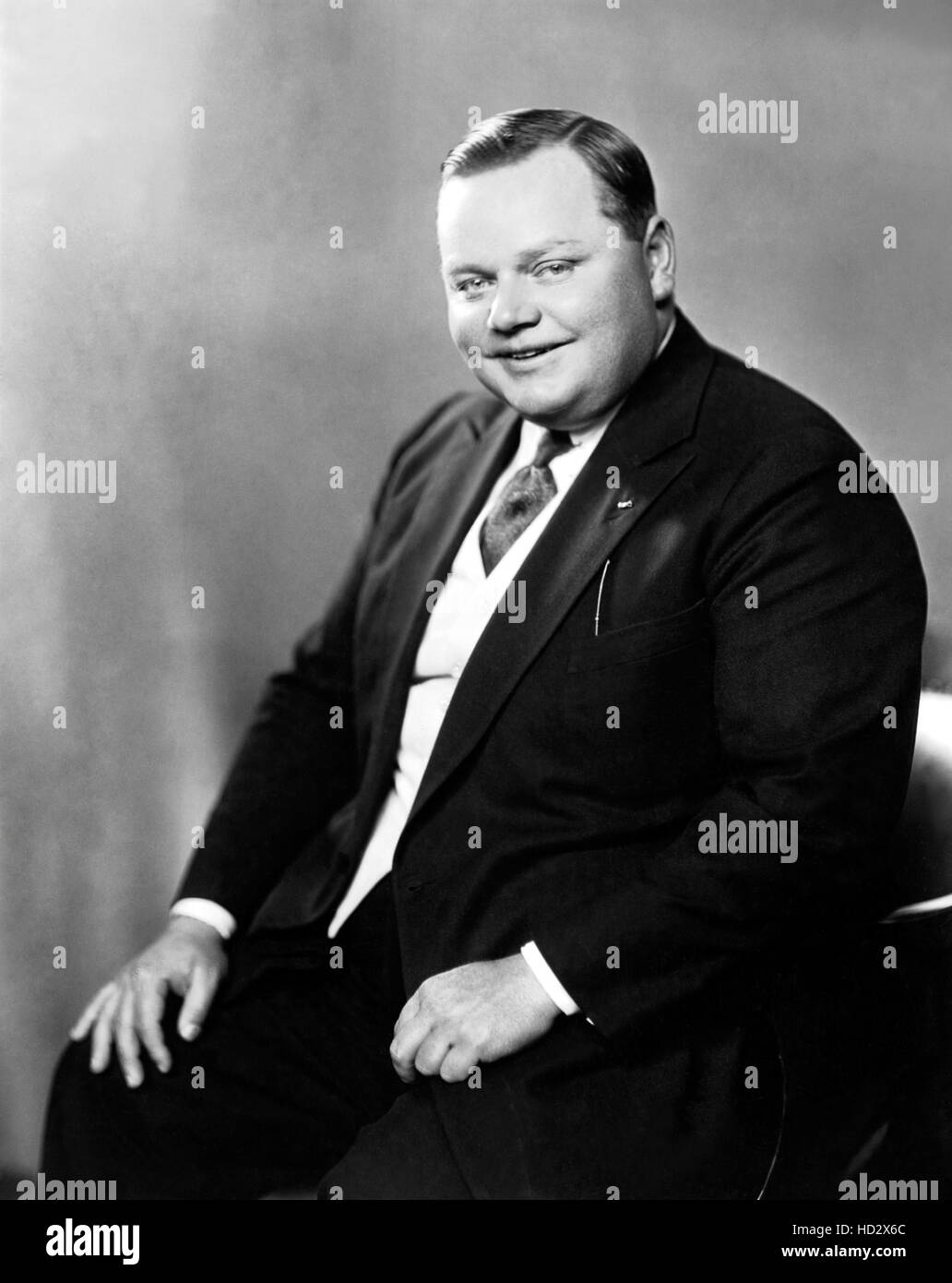 Roscoe 'Fatty' Arbuckle, ca. 1920 Stock Photo Alamy