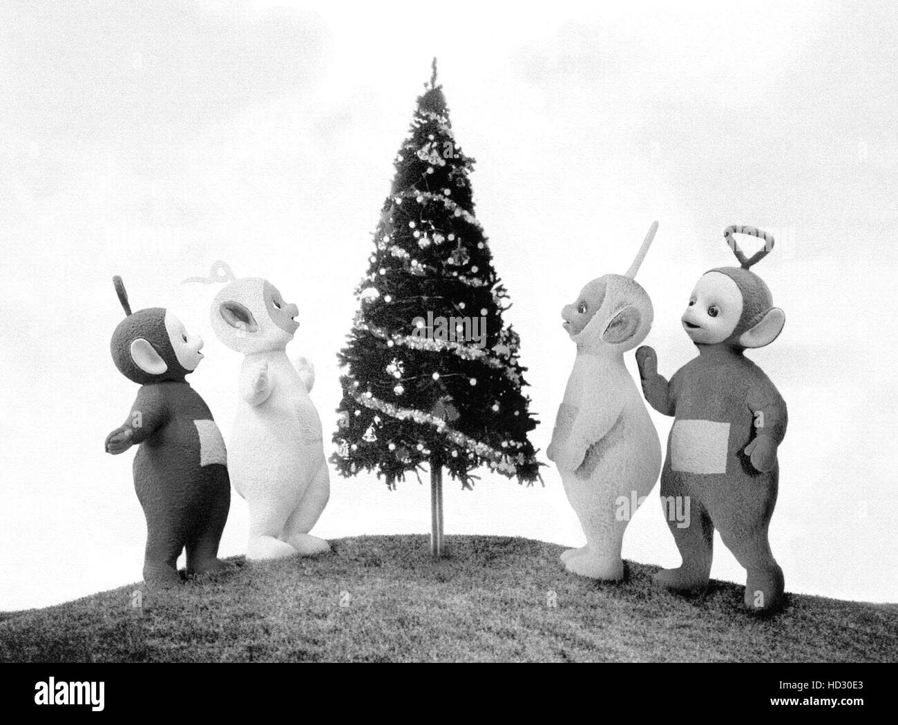 TELETUBBIES Po Laa Laa Dipsy Tinky Winky 1998 Christmas Tree 