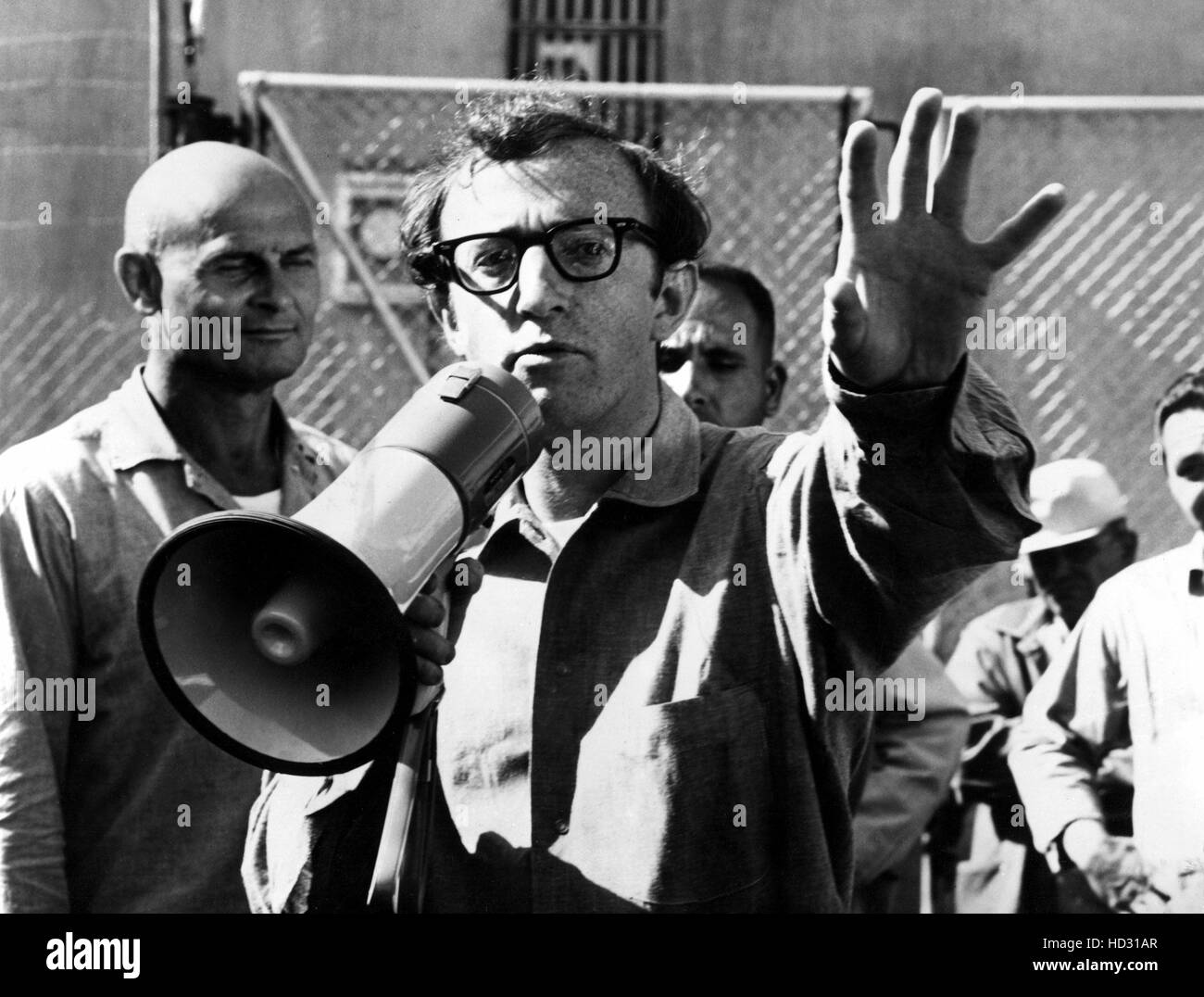 WOODY ALLEN directs TAKE THE MONEY AND RUN, 1969 Stock Photo Alamy