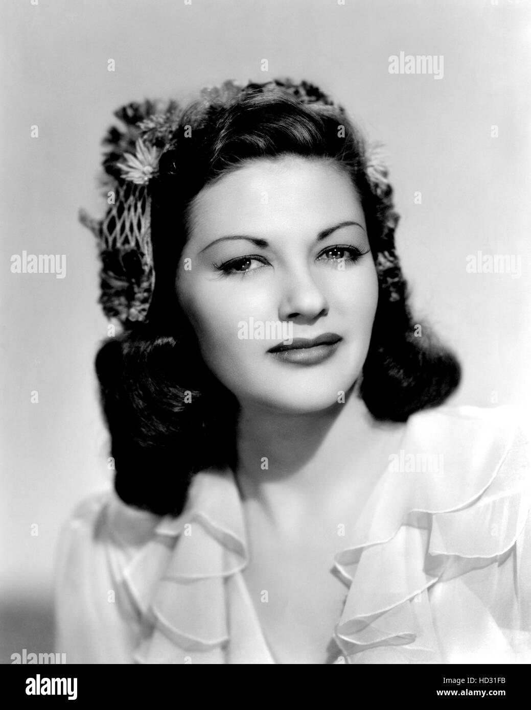 Yvonne De Carlo, 1945 Stock Photo.