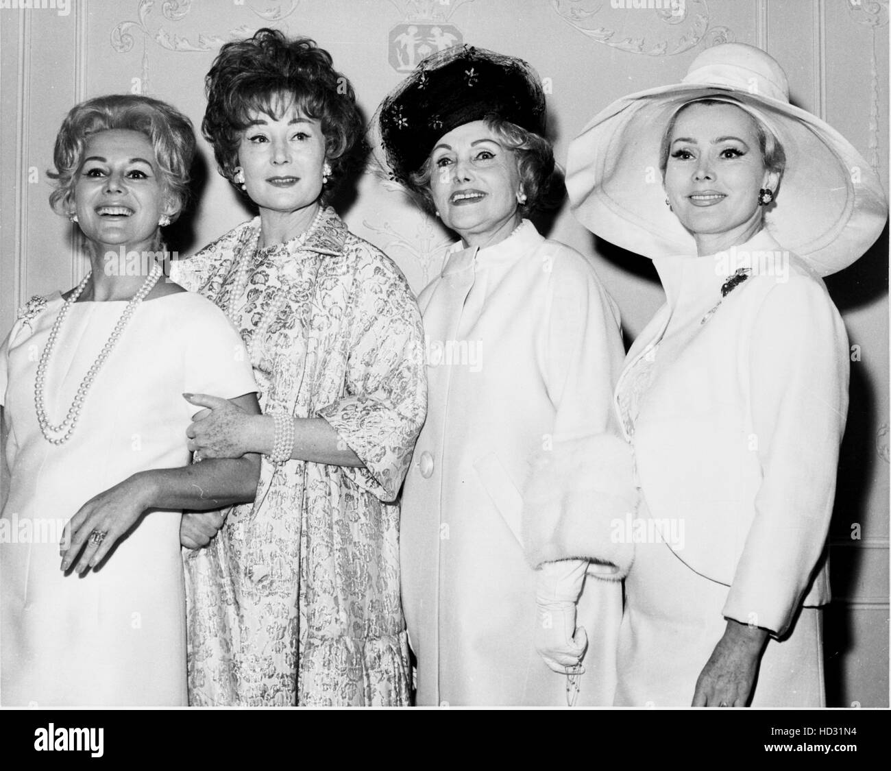 From left, Eva Gabor, Magda Gabor, Jolie Gabor, Zsa Zsa Gabor, at the ...