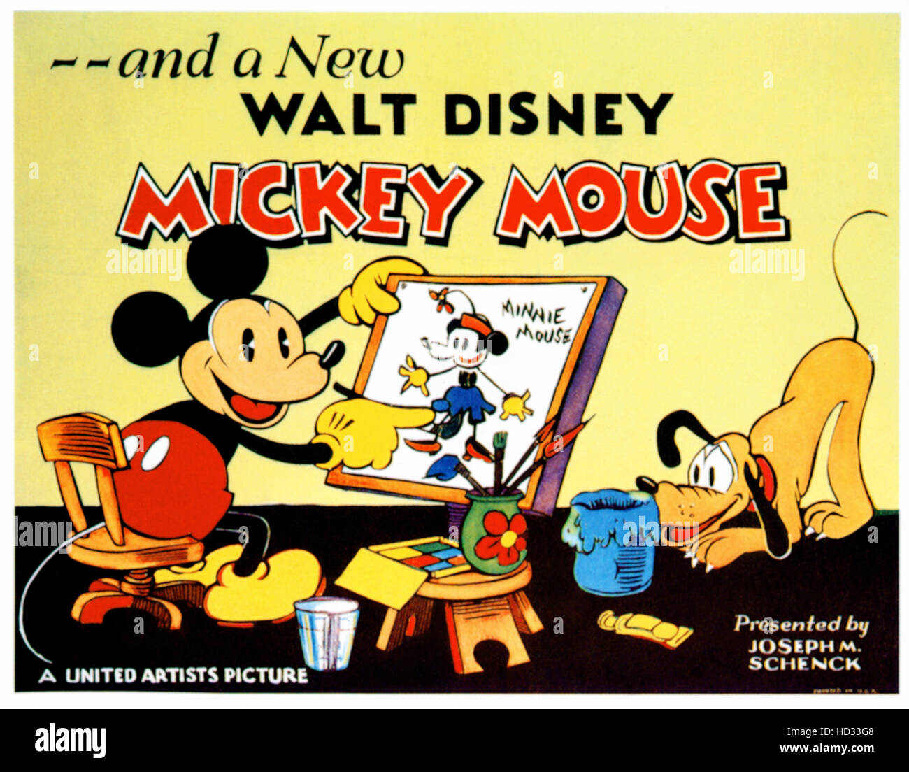 Mickey Mouse, (lobbycard), 1932, © Walt Disney / Courtesy: Everett Collection Stock Photo