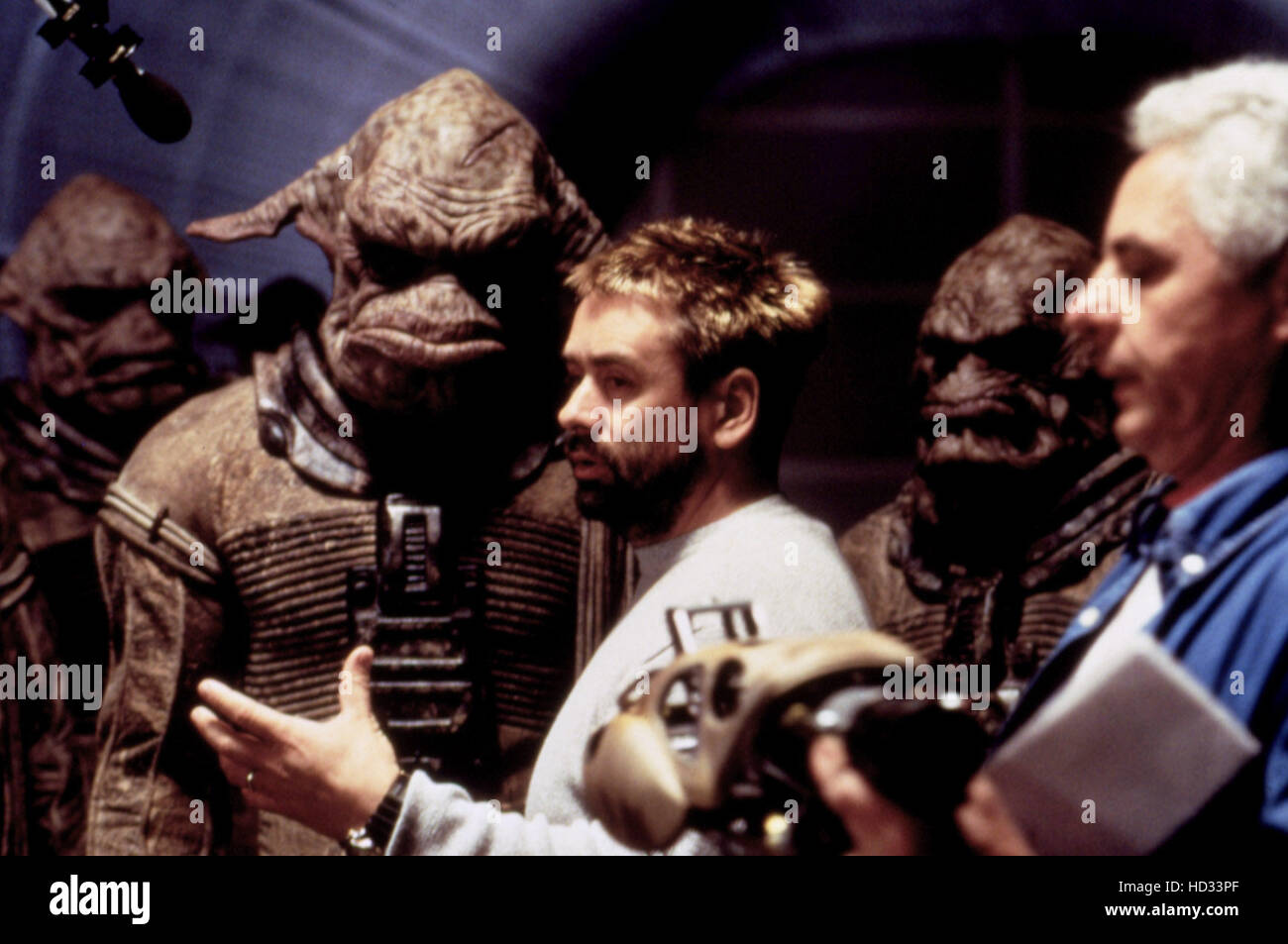 LUC BESSON during production of THE FIFTH ELEMENT, 1997 Stock Photo - Alamy