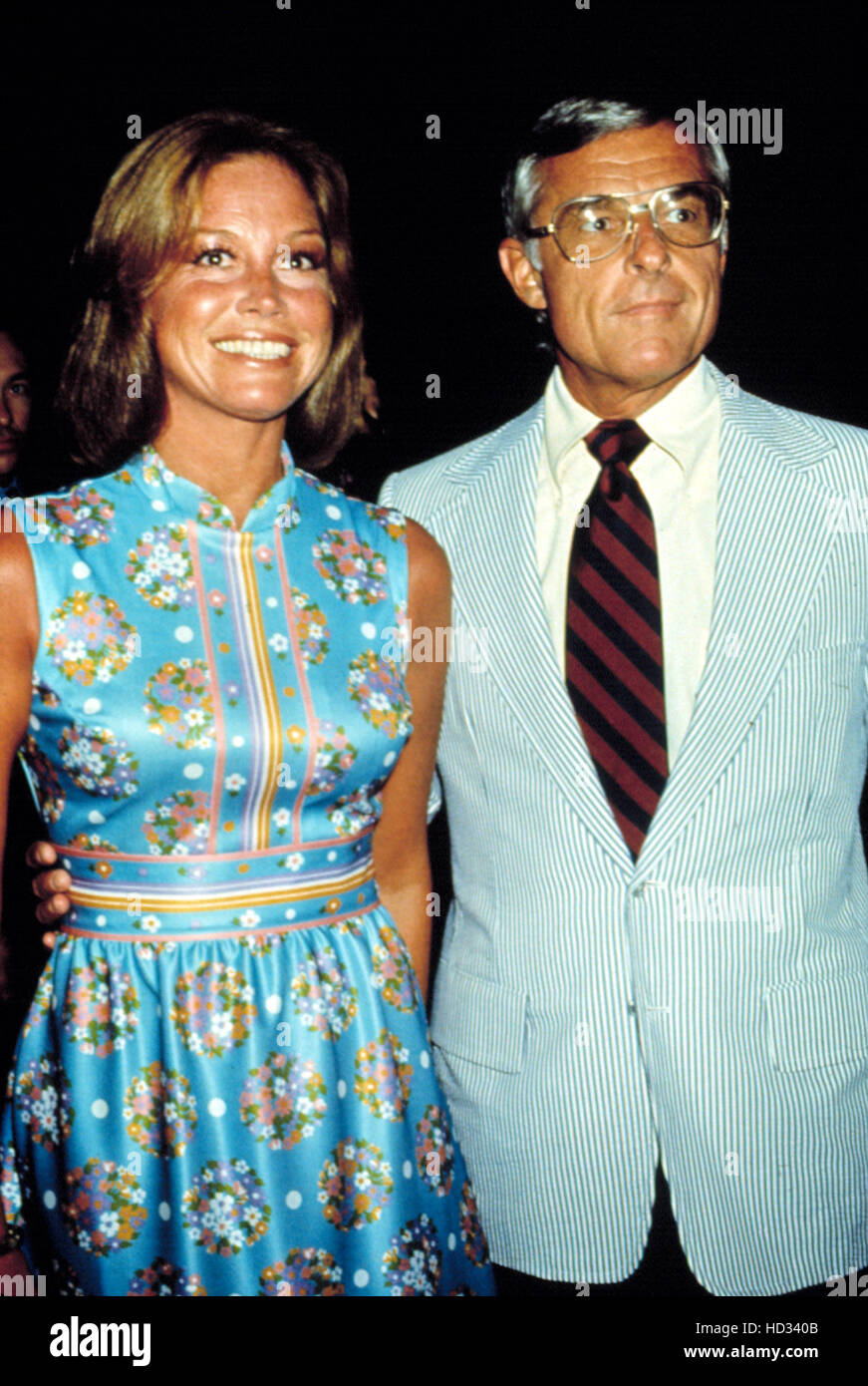 MARY TYLER MOORE, with husband Grant Tinker Stock Photo Alamy