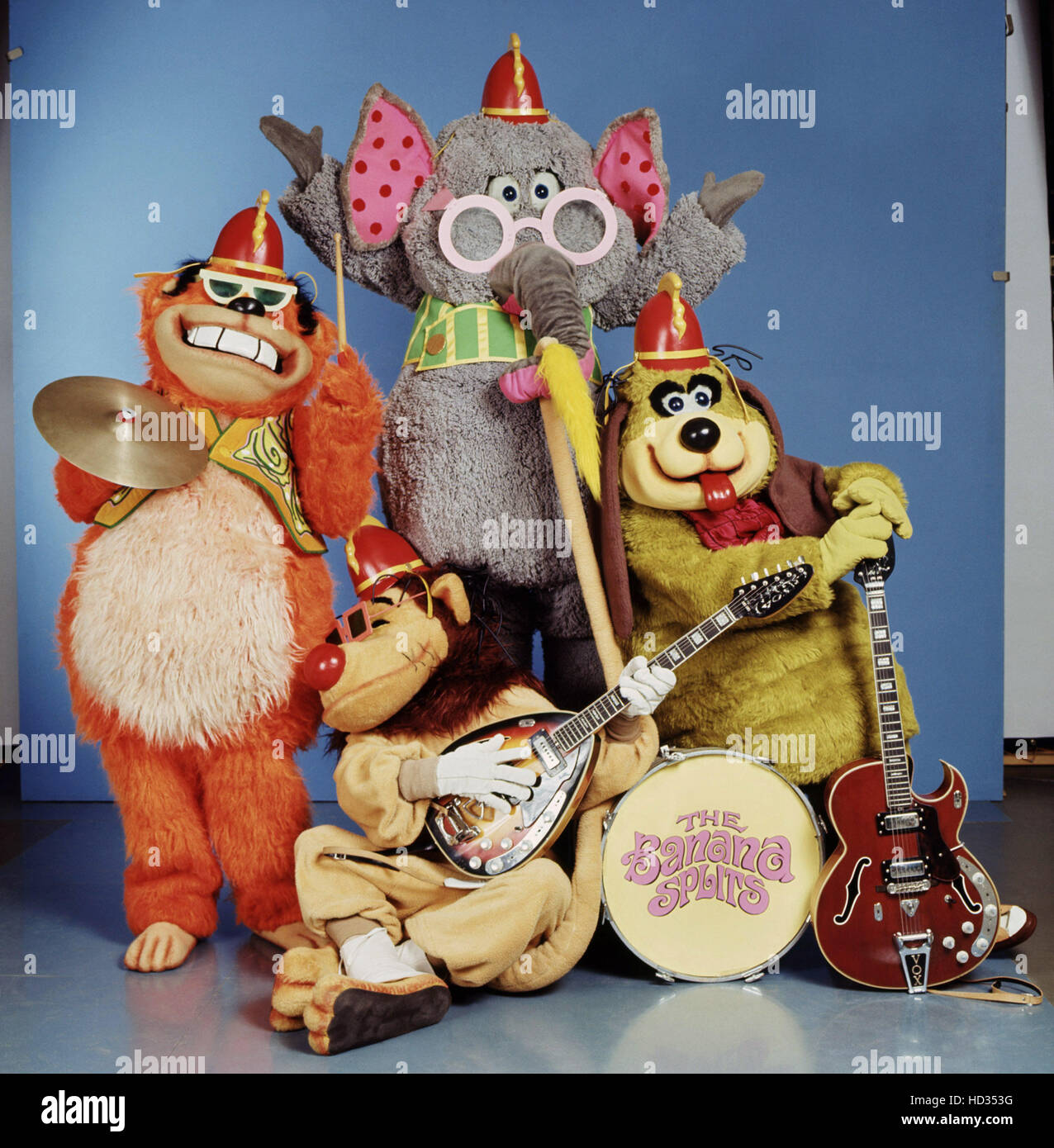 THE BANANA SPLITS ADVENTURE HOUR clockwise From Top Snorky Fleegle the-banana-splits-adventure-hour-clockwise-from-top-snorky-fleegle