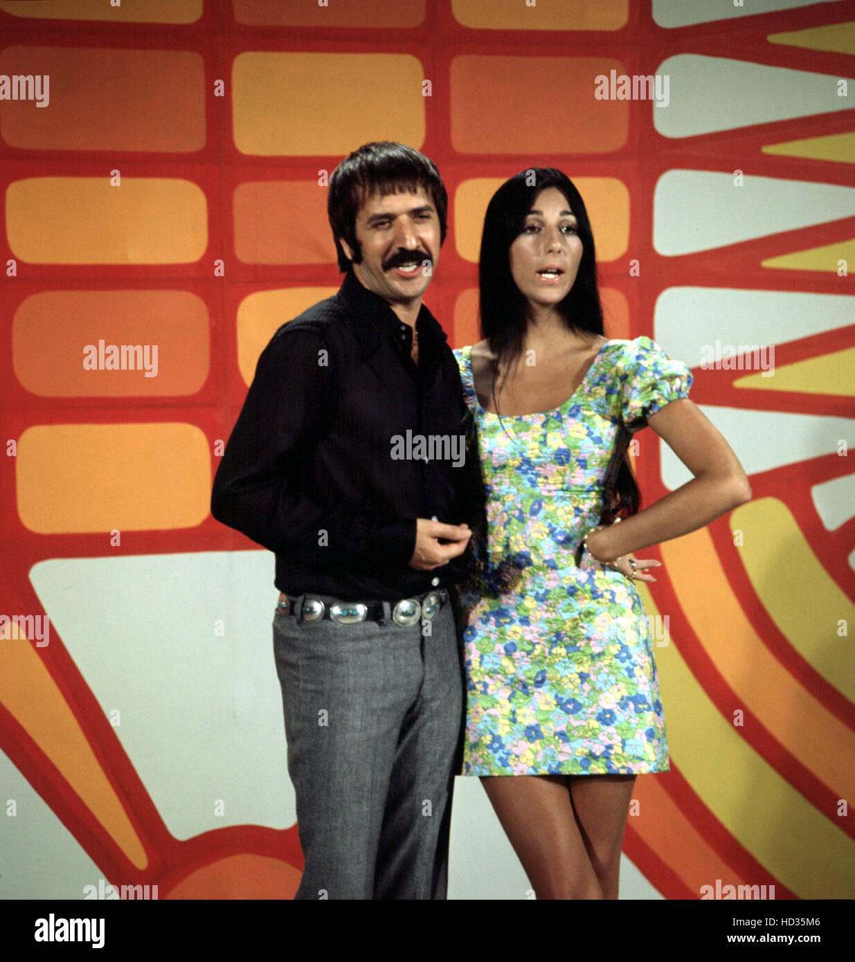 Rowan Guest ROWAN AND MARTIN'S LAUGH-IN, Sonny & Cher, guest stars, 9/29/69 Stock ...