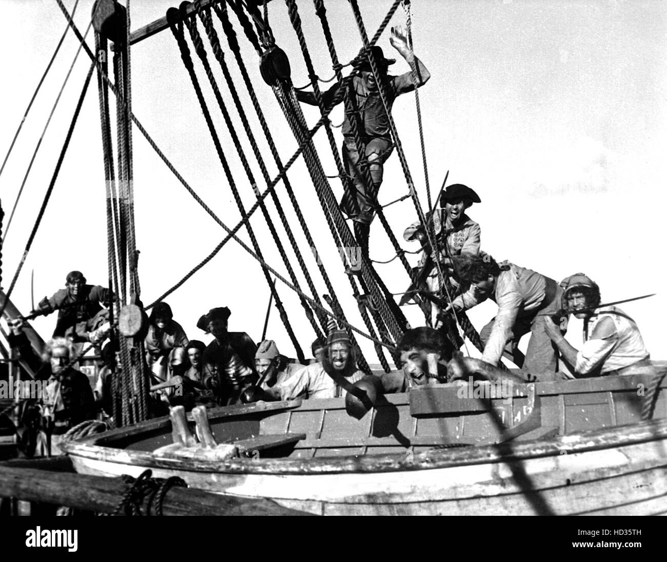 ADVENTURES OF LONG JOHN SILVER, 1955 Stock Photo