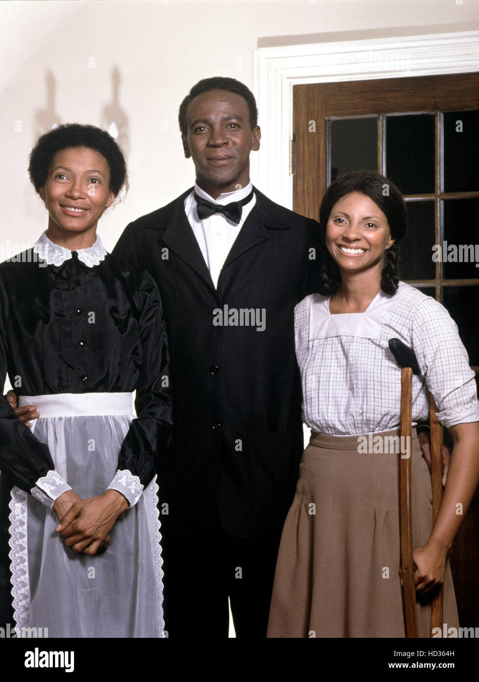 BACKSTAIRS AT THE WHITE HOUSE, (from left): Olivia Cole, Robert Hooks
