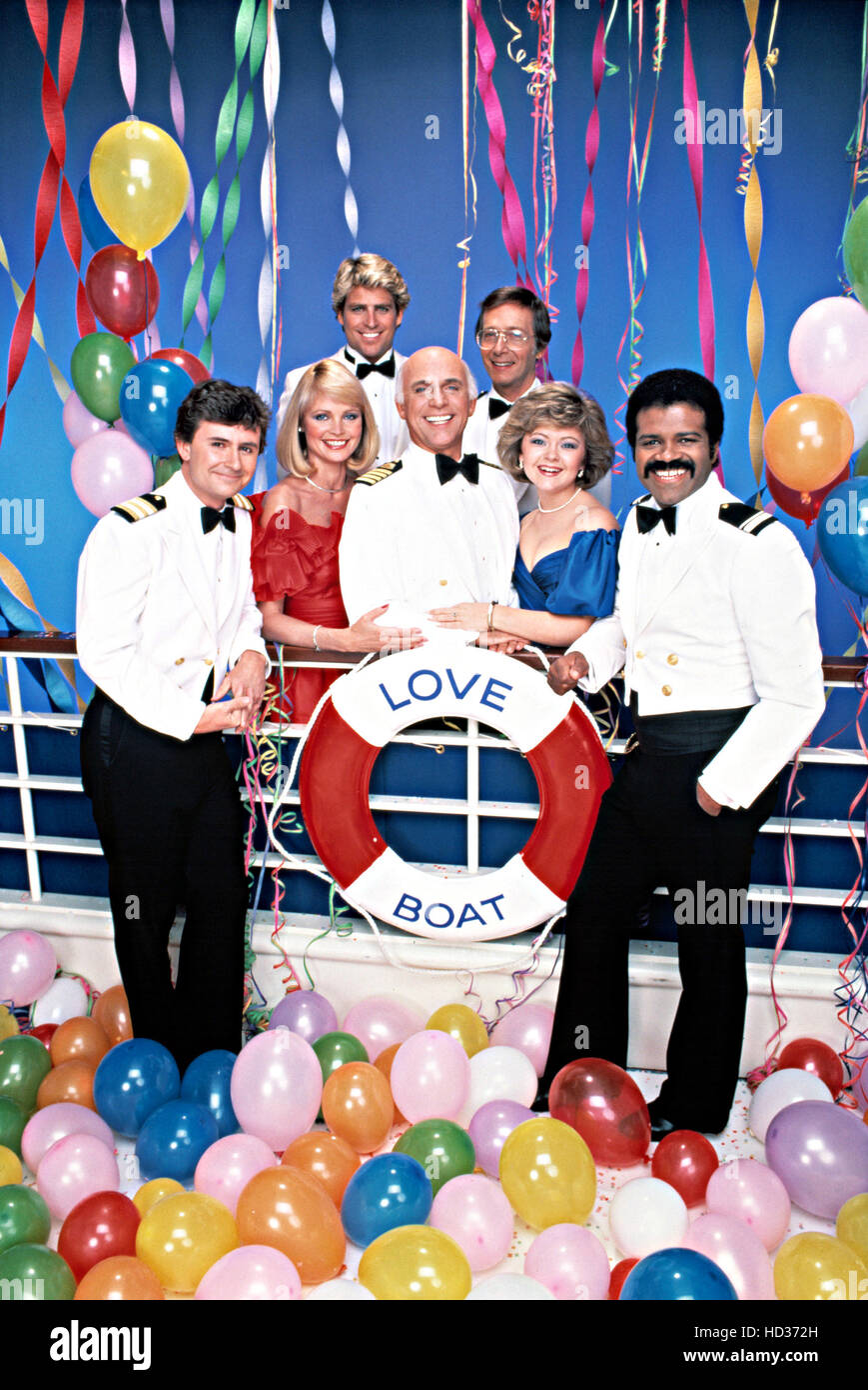LOVE BOAT, THE, (L-R), Fred Grandy, Patricia Klous, Ted McGinley, Gavin