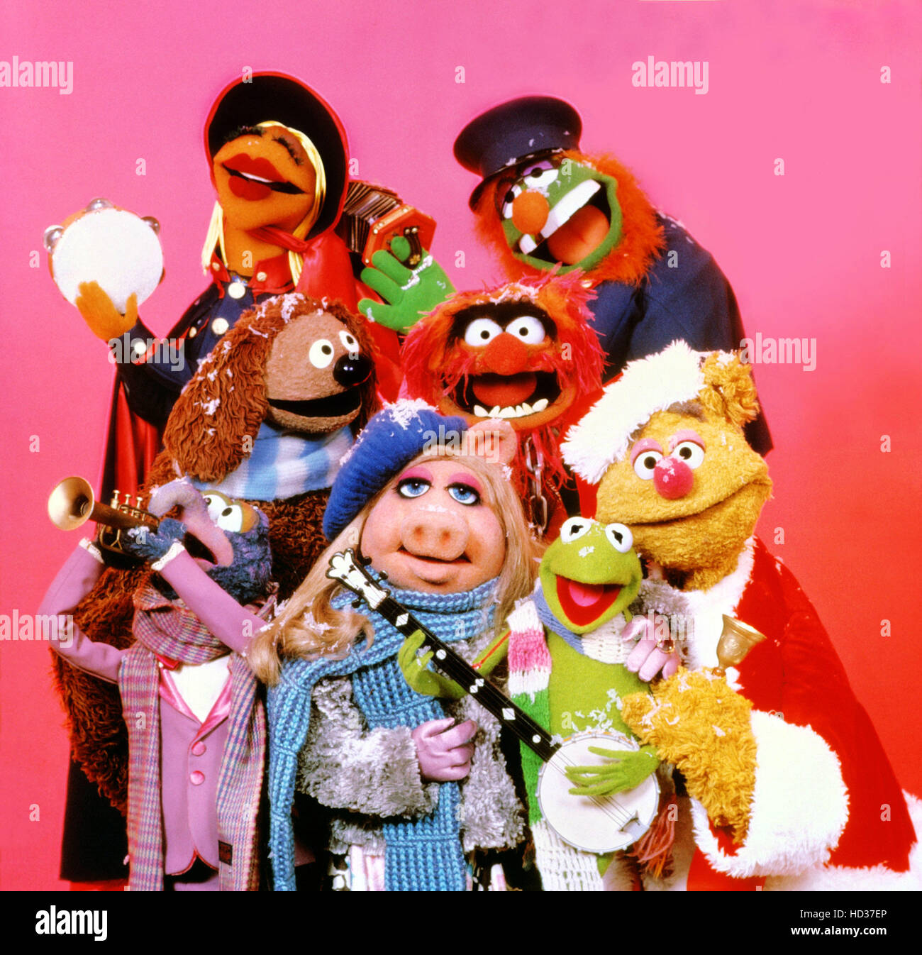 MUPPET SHOW, Janice, Dr. Teeth, Animal, Ralph, Gonzo, Miss. Piggy, Kermit  the Frog, Fozzie Bear, 1976-81 Stock Photo - Alamy