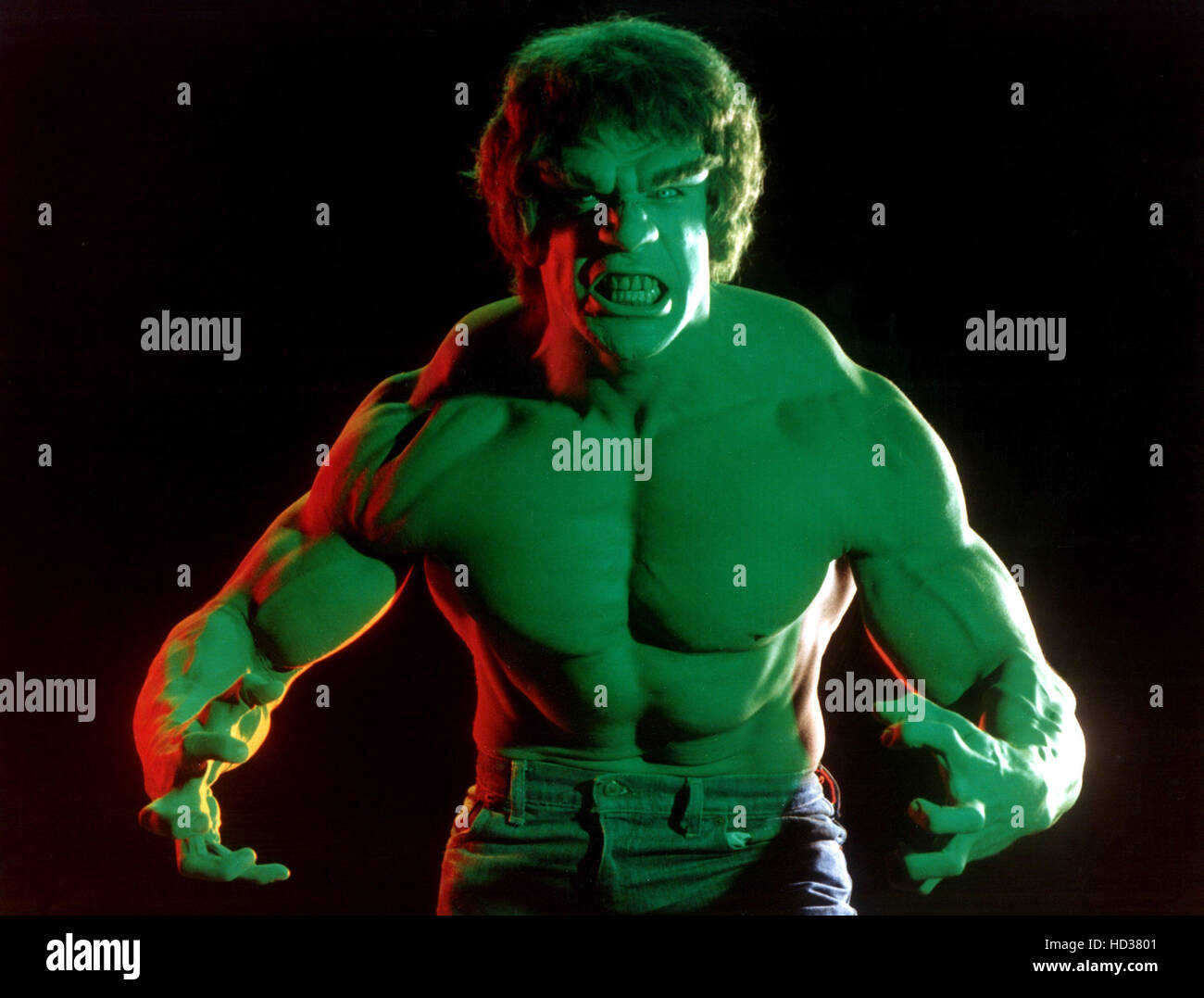 INCREDIBLE HULK, Lou Ferrigno, 1978-82, (c)Universal TV/courtesy Everett Collection Stock Photo ...