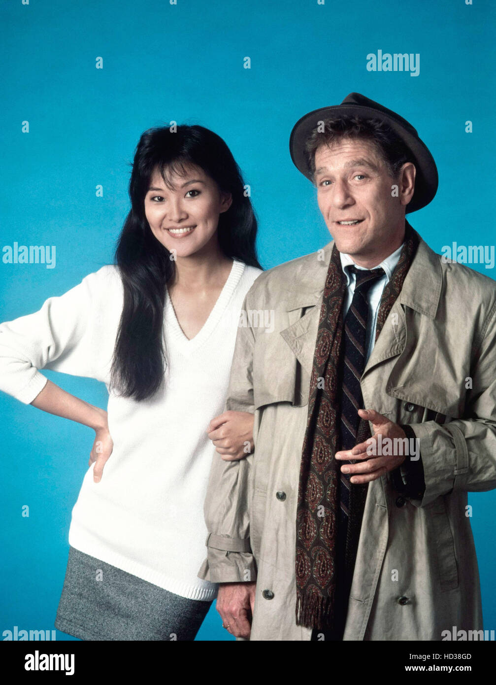 MURPHY'S LAW, from left: Maggie Han, George Segal, 1988-1989, © ABC/courtesy Everett Collection Stock Photo